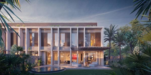 Meydan Twin Villas View B Garden Final