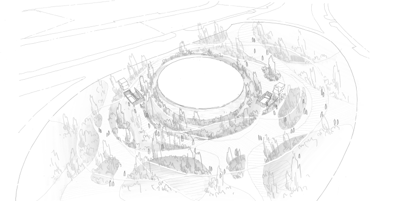 Peninsula Axo Sketch