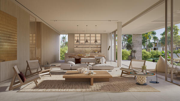 DI DIB VIL IB000 LOC PVI AR 000069(00) Dubai Island B Villas   Garden 4B Render